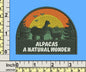 Alpacas Themed Patches Purely Alpaca