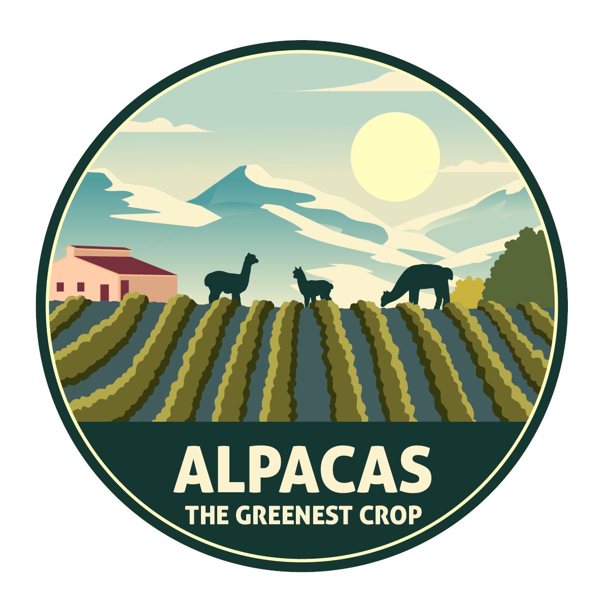 Alpacas Themed Patches Purely Alpaca