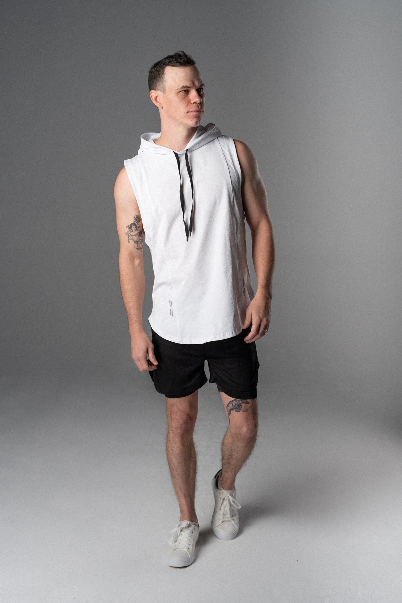 DETERMINED hooded sleeveless Alyth Active