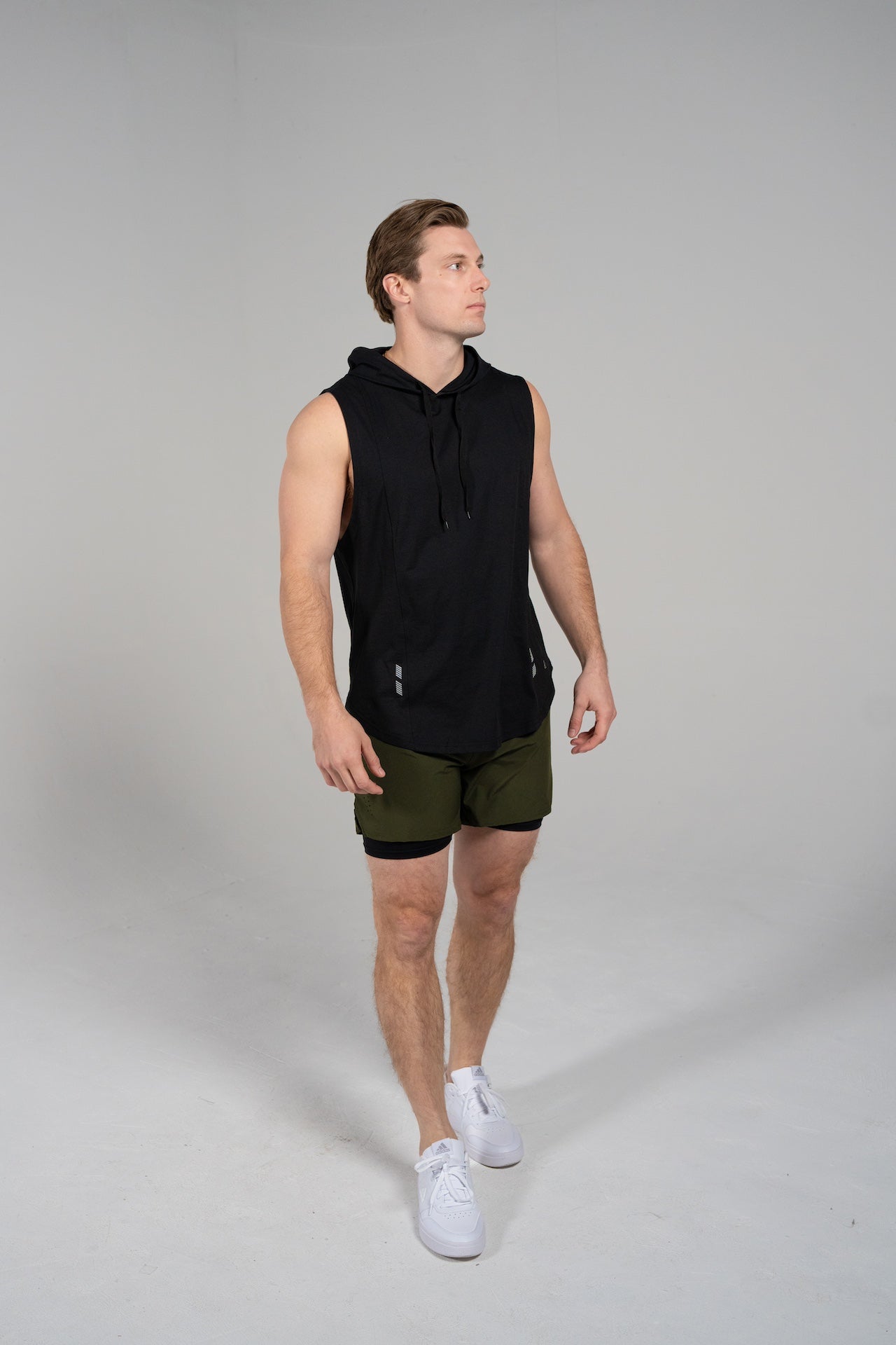 DETERMINED hooded sleeveless Alyth Active