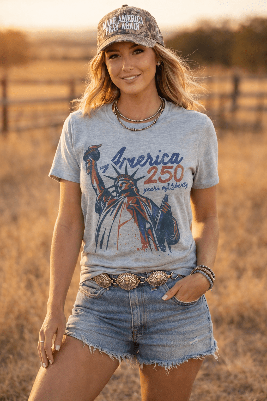 American Liberty: 250 Years Graphic Tee Wild Junkie