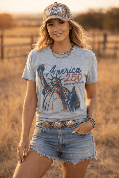 American Liberty: 250 Years Graphic Tee Wild Junkie