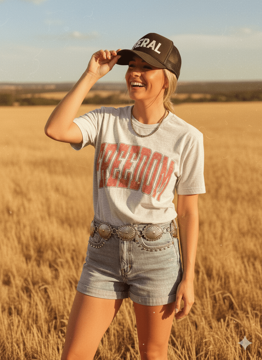 American Freedom Graphic Tee Wild Junkie