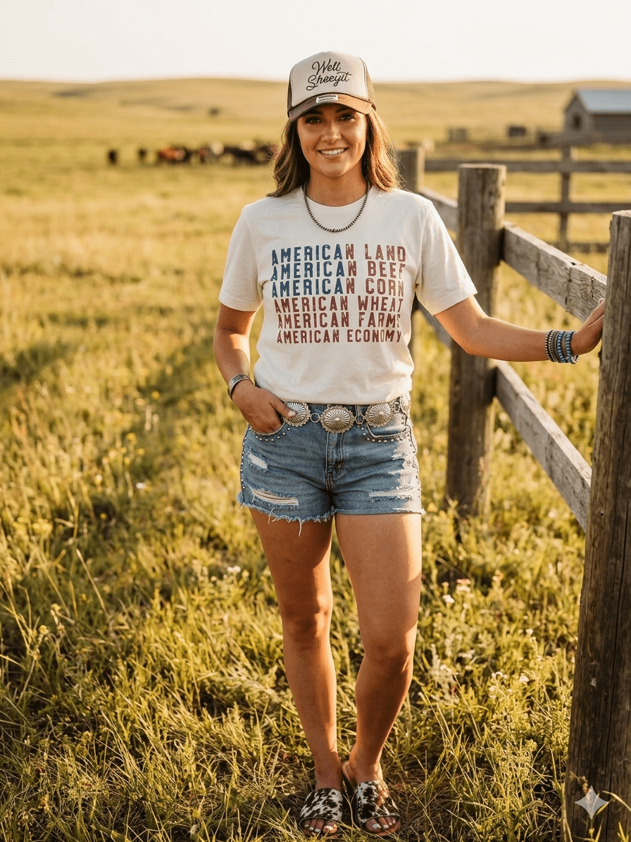 American Land Graphic Tee Wild Junkie