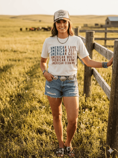 American Land Graphic Tee Wild Junkie