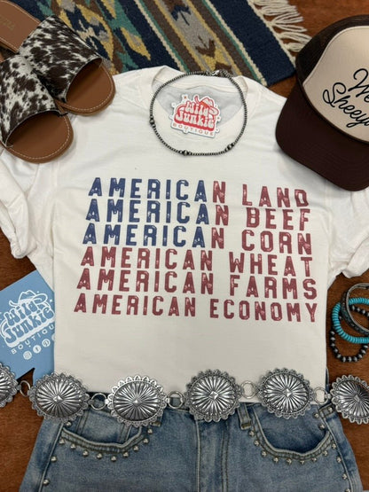 American Land Graphic Tee Wild Junkie