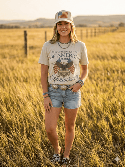 America's 250th Anniversary Graphic Tee Wild Junkie