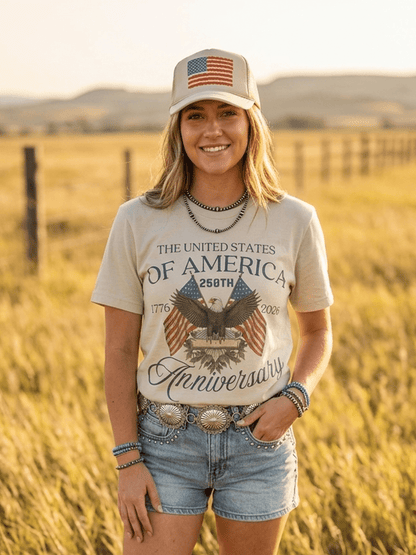 America's 250th Anniversary Graphic Tee Wild Junkie