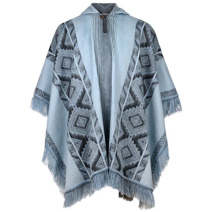 Andean Sky Alpaca Poncho Purely Alpaca