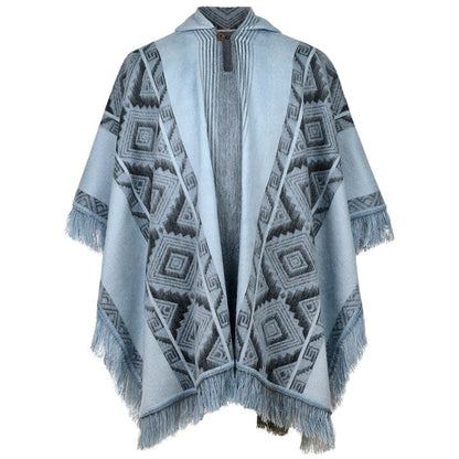 Andean Sky Alpaca Poncho Purely Alpaca
