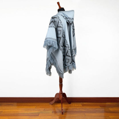 Andean Sky Alpaca Poncho Purely Alpaca