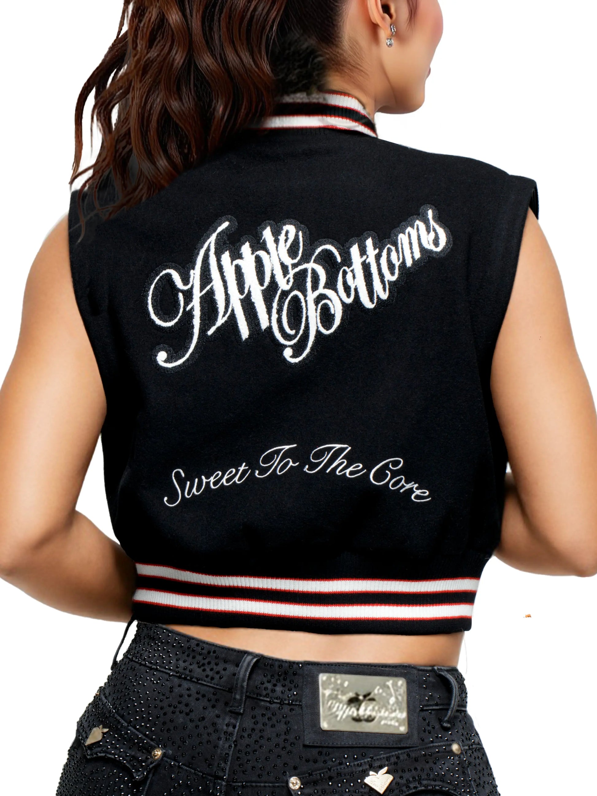 Apple Varsity Jacket / Vest Apple Bottom Jeans