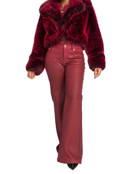 Low-Rise Wide-Leg Jean - Red Delicious Apple Bottom Jeans