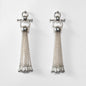 Aria - Chain Tassel Horse Bit Equestrian Earring in Silver Urban-Equestrian