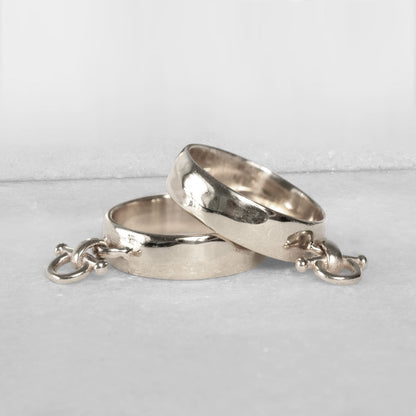 Ariston Horse Bit Equestrian Ring in Silver Urban-Equestrian