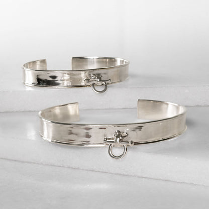 Ariston Equestrian Horse Bit Bracelet in Silver Urban-Equestrian