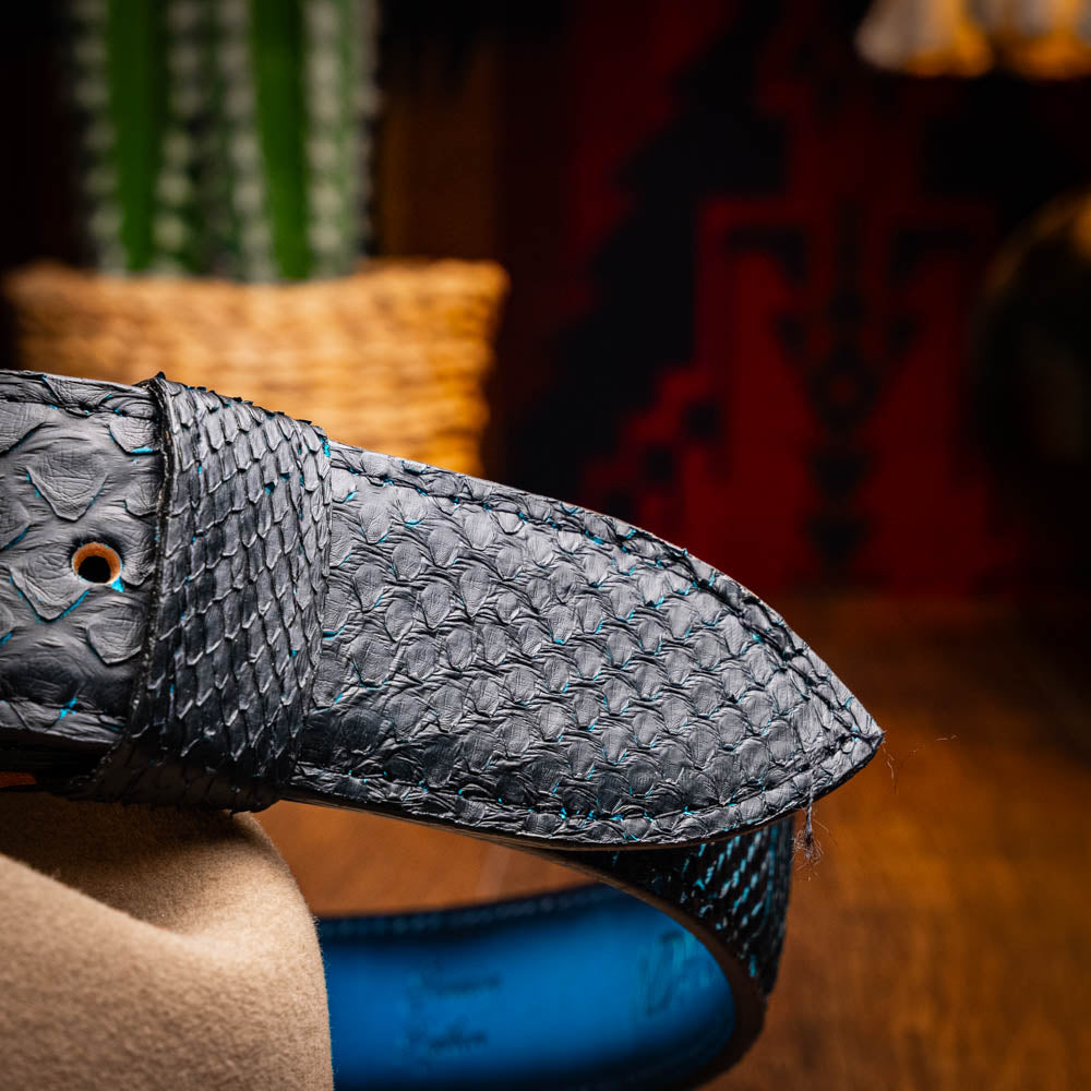 Arkansas Belt Black / Blue Marco Di Milano