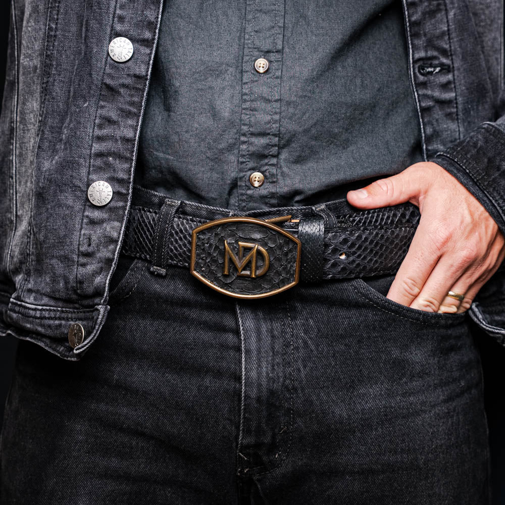 Arkansas Belt Black Marco Di Milano