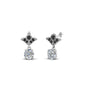 Art Deco Inspired Round Drop Earring Half Carat Fascinating Diamonds