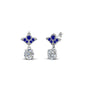 Art Deco Inspired Round Drop Earring Half Carat Fascinating Diamonds