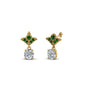 Art Deco Inspired Round Drop Earring Half Carat Fascinating Diamonds