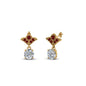 Art Deco Inspired Round Drop Earring Half Carat Fascinating Diamonds