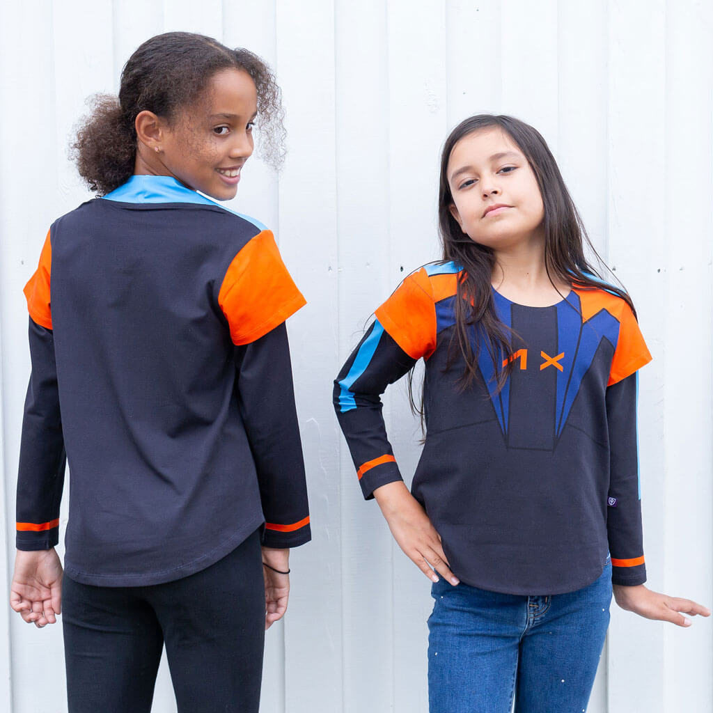 Artemis Astronaut Double Sleeve Tunic Shirt Princess Awesome & Boy Wonder