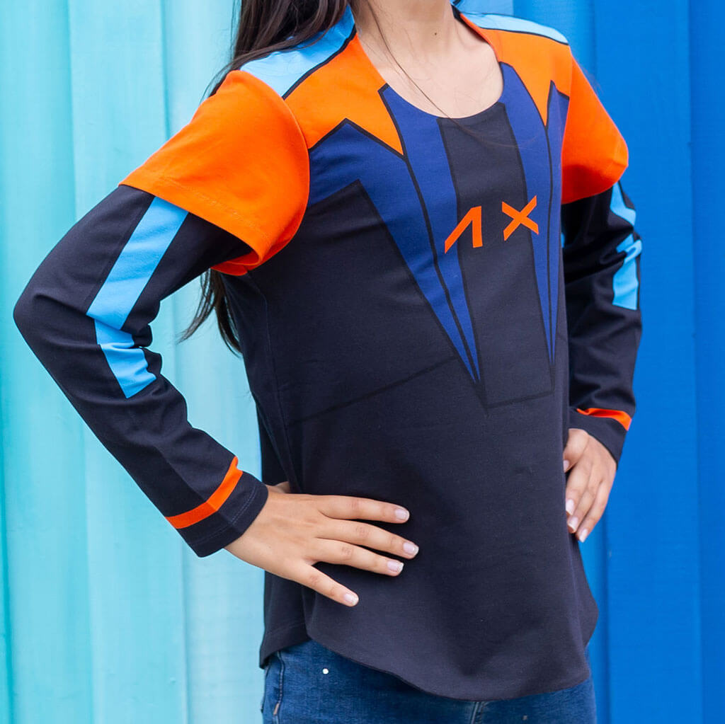 Artemis Astronaut Double Sleeve Tunic Shirt Princess Awesome & Boy Wonder