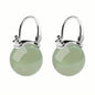 Artificial Jade Temperament Earrings