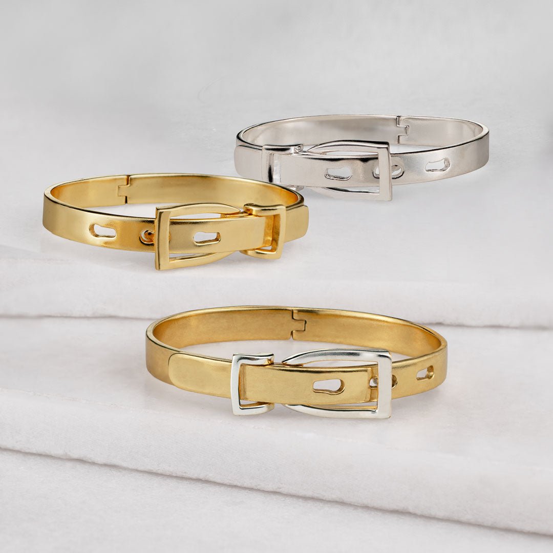 Ashton - Riding Stirrup Buckle Bracelet Silver Urban-Equestrian