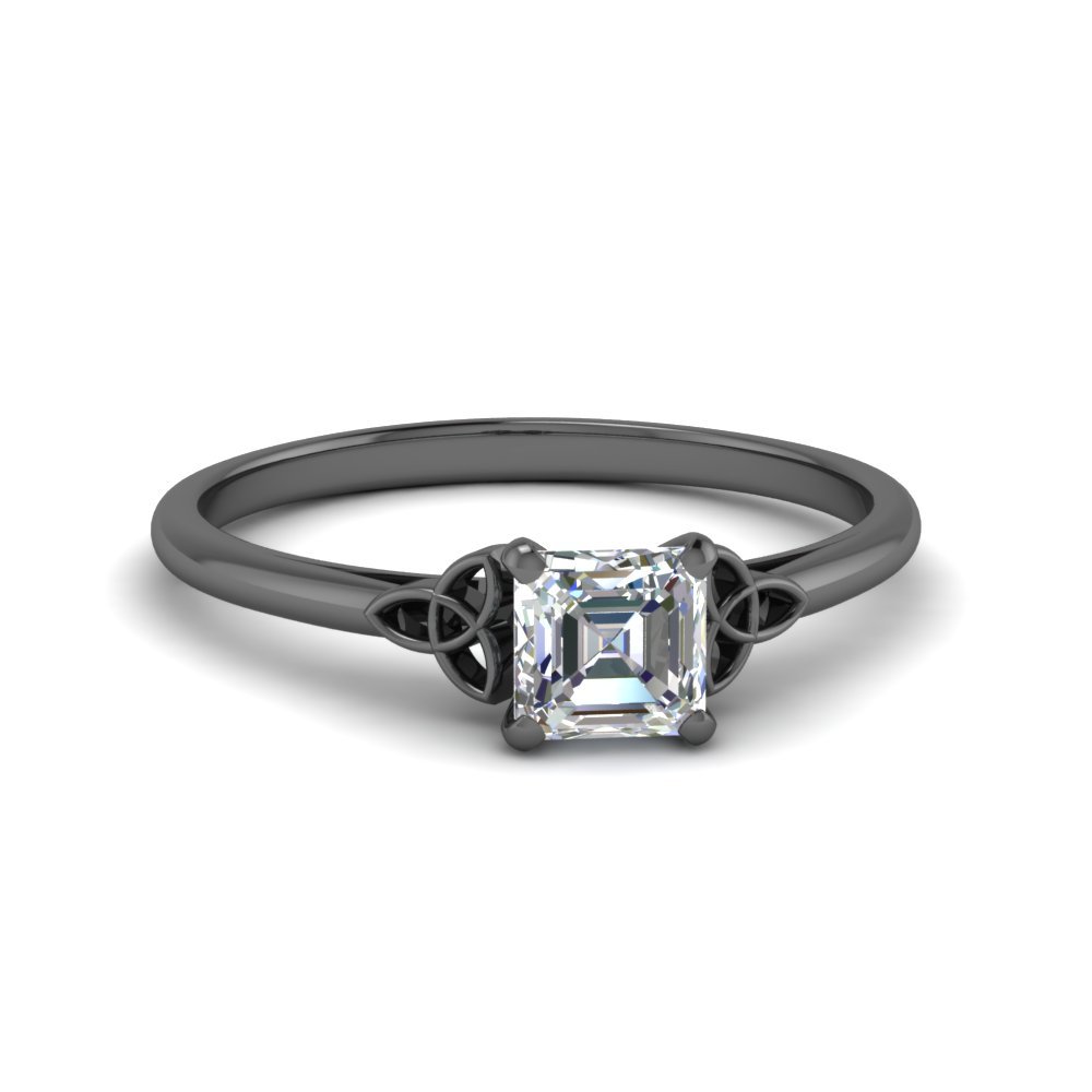 Celtic Solitaire Engagement Ring Fascinating Diamonds