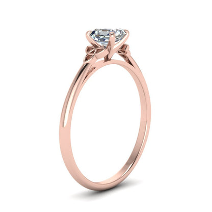 Celtic Solitaire Engagement Ring Fascinating Diamonds