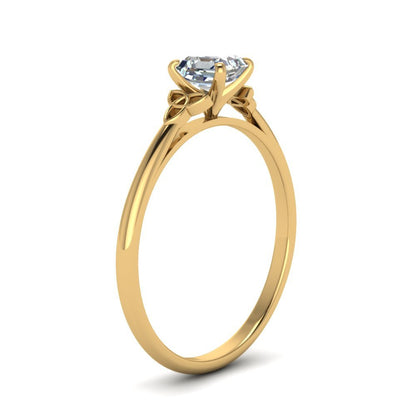 Celtic Solitaire Engagement Ring Fascinating Diamonds