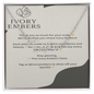 TrueScript Signature Necklace Ivory Embers