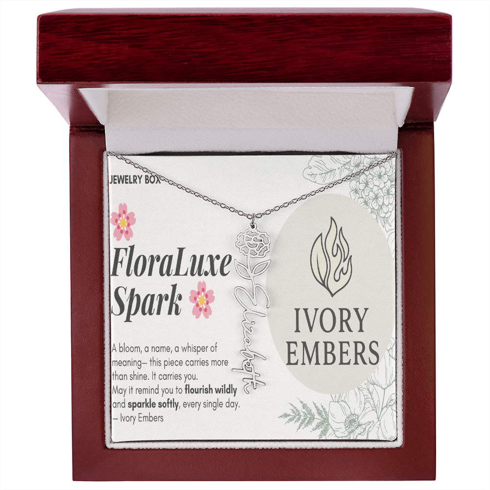 FloraLuxe Spark Ivory Embers