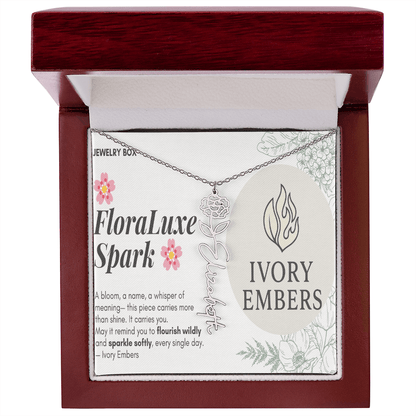 FloraLuxe Spark Ivory Embers