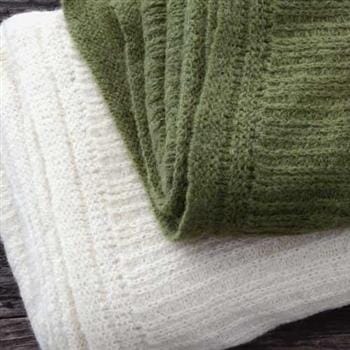 Aurora Knit Alpaca Throw Purely Alpaca