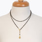 Aurora - Pyrite & Gold Horseshoe Coin Strand Necklace Urban-Equestrian