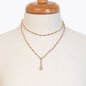 Aurora - Pyrite Silver & Gold Horseshoe Coin Strand Necklace Urban-Equestrian