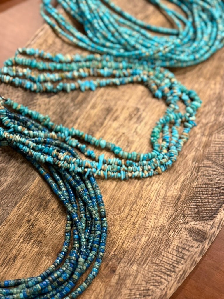 Authentic Turquoise Chips Beaded Necklace Wild Junkie