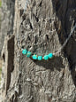 Authentic Turquoise Square Beads Chain Necklace Wild Junkie