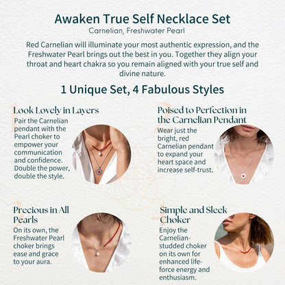 Awaken True Self Necklace Set﻿ Conscious Items