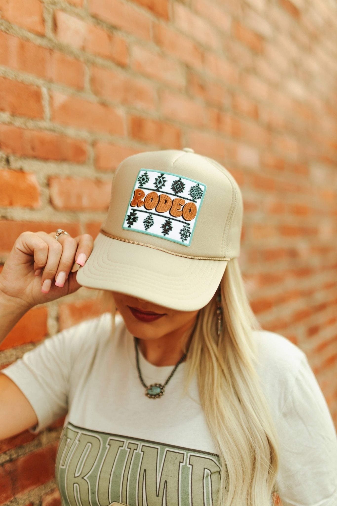 Aztec Rodeo Patch Trucker Hat Wild Junkie