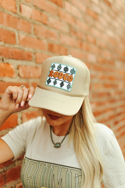Aztec Rodeo Patch Trucker Hat Wild Junkie
