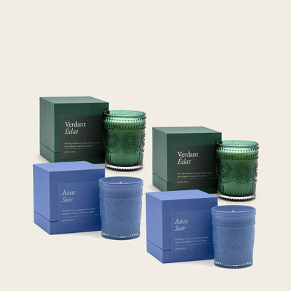 Noir Swiss Scented Glass Candle Italic
