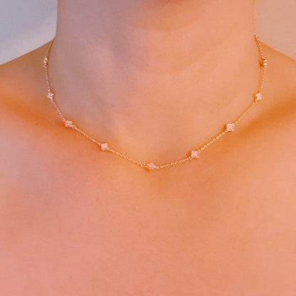 Petite Colored Clover Necklace Shop Style & More | Fresh Looks, Everyday Deals & Free Shipping