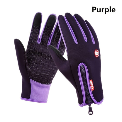 Men'S and Women'S Outdoor Touchscreen Windproof Gloves - Full-Finger Design, Warm-Keeping, Gloves for Cold Weather, Winter Gloves|Stylish Glove Design|Warm Gloves NovaCart