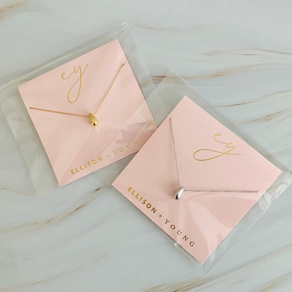 Mini Teardrop Pendant Necklace Shop Style & More | Fresh Looks, Everyday Deals & Free Shipping