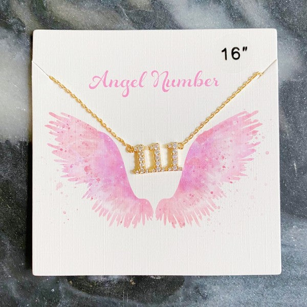 Dainty Angel Number Necklace Shop Style & More | Fresh Looks, Everyday Deals & Free Shipping