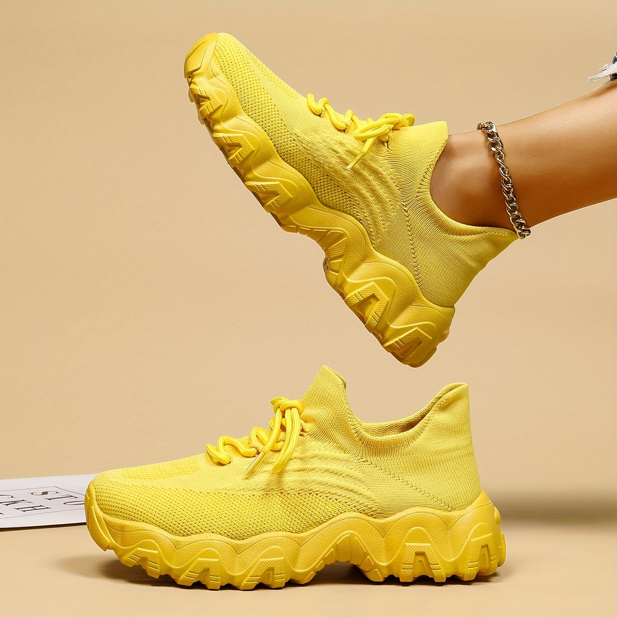 Women'S Plus Size Casual Sports Shoes | Lightweight Breathable Running Shoes, Fashionable Slip-On Style, Low Top, Round Toe, Fabric Upper and Insole, Rubber Sole NovaCart